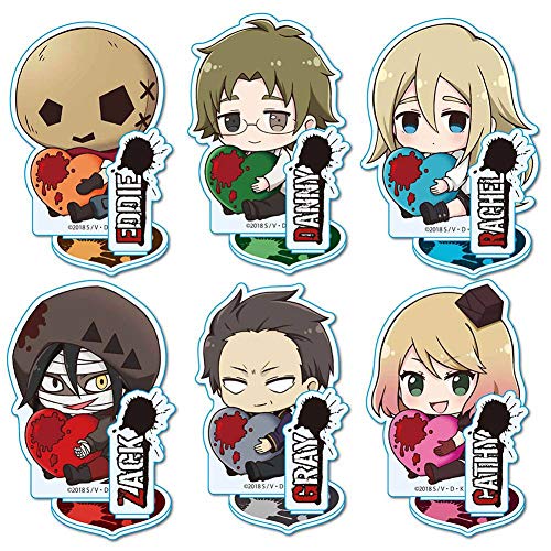 KroY PecoeD Angels of Death Figura de pie, Cute Anime Desk Stand Figura Figura de acción en Miniatura Colección de hogar y Oficina Decoración Regalo para fanáticos de Anime(B-6 Pack) KroY PecoeD Angels of Death Figura de pie, Cute Anime Desk Stand Figura Figura de acción en Miniatura Colección de hogar y Oficina Decoración Regalo para fanáticos de Anime(B-6 Pack)