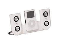 Logitech mm22 Portable Speakers for iPod - Altavoces (Blanco, AAA, 20, 3 cm stereo mini 61 cm stereo mini, iPod, iPod mini, iPod photo, iPod video, iPod nano, 1.0)