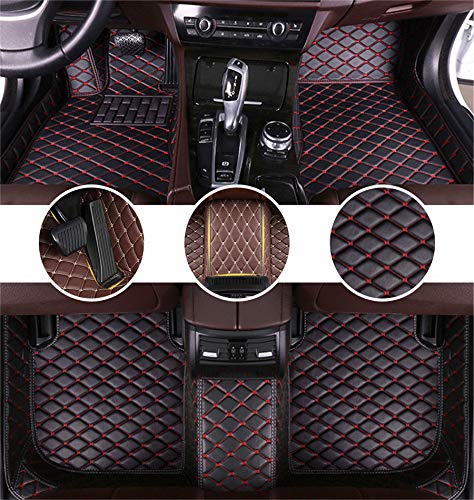 Muchkey Auto Tapetes de Piso Alfombra para To yota Avensis 2010-2017 de Cuero Interior Automotriz Alfombrillas Negro y Rojo Muchkey Auto Tapetes de Piso Alfombra para To yota Avensis 2010-2017 de Cuero Interior Automotriz Alfombrillas Negro y Rojo