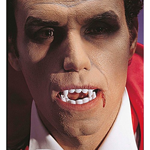 NET TOYS Dientes de Vampiro complementos Halloween Accesorios colmillo