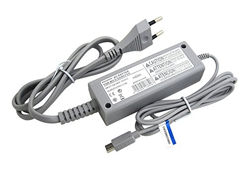 Nintendo WII U gamepad ue adaptador de ca fuente de alimentación del cable por cable