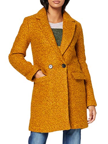 Only Onlally Boucle Wool Coat CC Otw Abrigo, Naranja (Pumpkin Spice Detail: Melange), Large para Mujer