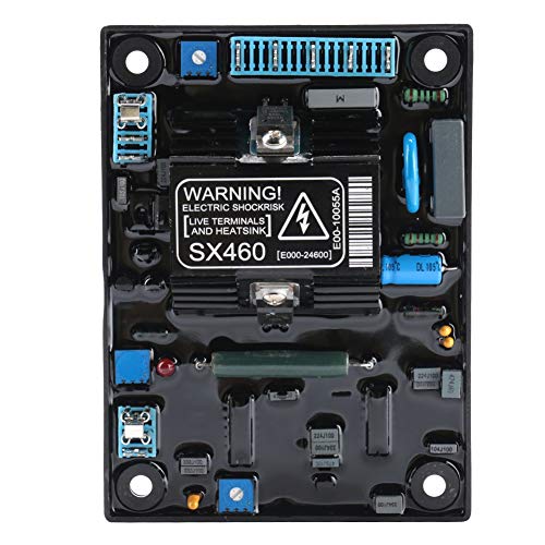 Regulador de voltaje, SX460 Entrada 190-264VCA Regulador automático de voltaje del motor AVR Accesorios para generadores