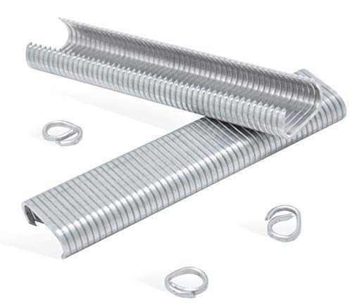 REGUR OK 20 vz - anillos de alambre en C galvanizados para sujetar redes, estructuras de alambre y gaviones - 1000 piezas