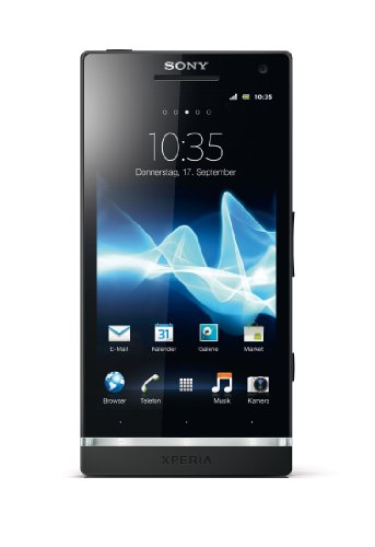 Sony Xperia S - Smartphone libre Android (pantalla 4.3", cámara 12 Mp, 32 GB, 1.5 GHz, 1 GB RAM), negro
