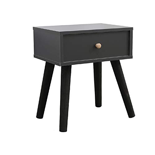 ZB Mesita De Noche Simple Nordic Mini Apartamento Pequeño Dormitorio Junto A La Cama Gabinete Estrecho Gabinete De Madera Sólida Pierna Económica A+ (Color : D)