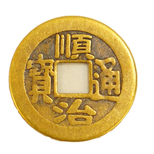 ZGZHIZ Cobre clásica China Monedas Cinco Emperadores y Seis emperadores Antiguos Monedas Antiguas dinastía Qing Cobre Puro auténticas Monedas de la Suerte Town House Qianlong Yongzheng (Color : A)