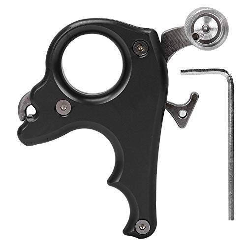 Alomejor Calibrador de la manija del Disparador del Pulgar para liberar el Tiro con Arco para el Accesorio de Arco Compuesto Gatillo de liberación de Tres Dedos(Black) Alomejor Calibrador de la manija del Disparador del Pulgar para liberar el Tiro con Arco para el Accesorio de Arco Compuesto Gatillo de liberación de Tres Dedos(Black)