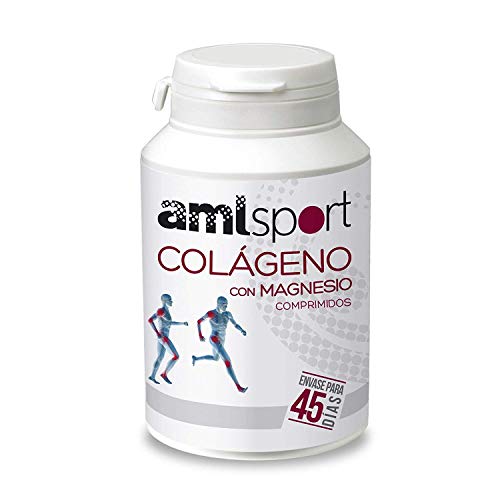 AMLsport - Colágeno con magnesio – 270 comprimidos articulaciones fuertes. Regenerador de tejidos con colageno hidrolizado tipo 1 y tipo 2. Envase para 45 días de tratamiento. AMLsport - Colágeno con magnesio – 270 comprimidos articulaciones fuertes. Regenerador de tejidos con colageno hidrolizado tipo 1 y tipo 2. Envase para 45 días de tratamiento.
