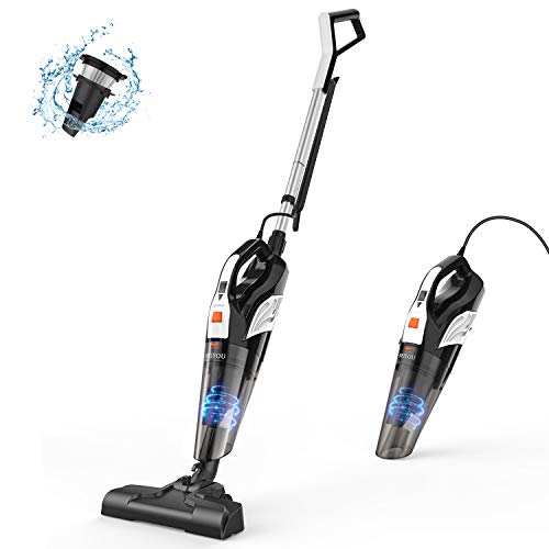 Aspiradora Escoba, MEIYOU Aspirador Mano con Cable Succión 18000 PA, Aspiradora con Cable 600W, Aspiradora Escoba Hogar con Lavable Filtro HEPA, Cable de 6M Aspiradora Escoba, MEIYOU Aspirador Mano con Cable Succión 18000 PA, Aspiradora con Cable 600W, Aspiradora Escoba Hogar con Lavable Filtro HEPA, Cable de 6M