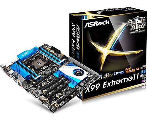 ASRock X99 Extreme11 - Placa Base (DDR4-SDRAM, DIMM, Quad, Intel, Core i7, Xeon, LGA 2011-v3)