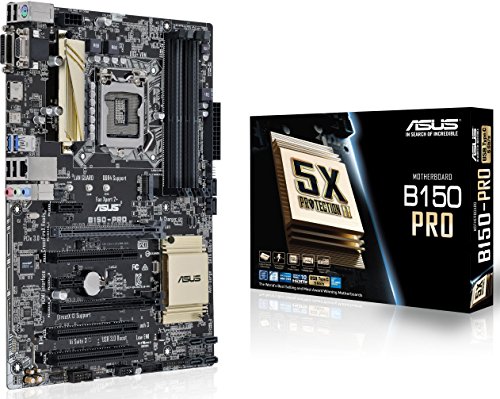 ASUS B150-PRO - Placa Base ATX (64 GB, 4 x DIMM, DDR4 2133 MHz, 6 x SATA 6 GB/s, USB Tipo C)