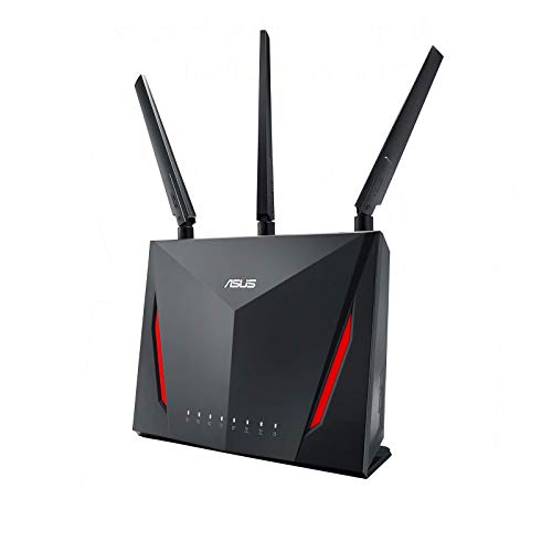ASUS RT-AC86U- Router Gaming AC2900 Doble Banda Gigabit (Adaptive QoS, USB 2.0 & 3.0, MU-MIMO, soporta Ai-Mesh Wifi) ASUS RT-AC86U- Router Gaming AC2900 Doble Banda Gigabit (Adaptive QoS, USB 2.0 & 3.0, MU-MIMO, soporta Ai-Mesh Wifi)