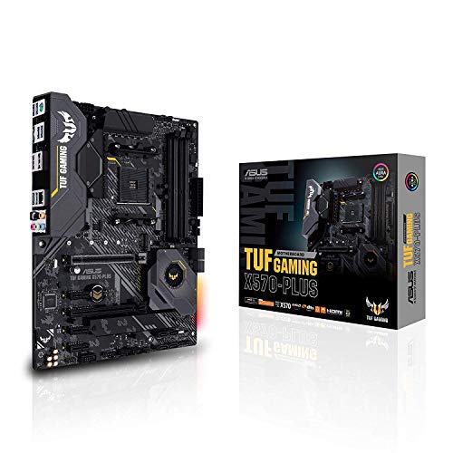 ASUS TUF Gaming X570-PLUS - Placa Base Gaming AMD AM4 X570 ATX con PCIe 4.0, Dual M.2, 12+2 Dr. Mos VRM, HDMI, DP, SATA 6Gb/s, USB 3.2 Gen 2, Aura Sync RGB, soporta Ryzen 3000 ASUS TUF Gaming X570-PLUS - Placa Base Gaming AMD AM4 X570 ATX con PCIe 4.0, Dual M.2, 12+2 Dr. Mos VRM, HDMI, DP, SATA 6Gb/s, USB 3.2 Gen 2, Aura Sync RGB, soporta Ryzen 3000
