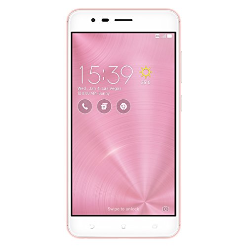 ASUS ZenFone Zoom S - Smartphone de 5.5" (WiFi, 4 GB de RAM, Memoria Interna de 64 GB, cámara de 13 MP, Android 6.0 Marshmallow con ZenUI), Color Rosa Oro