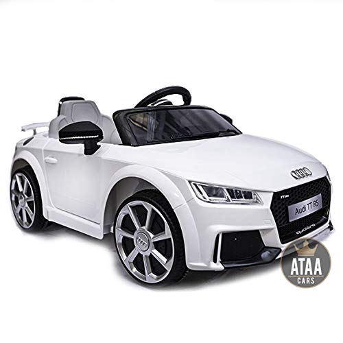 Audi TT RS 12v Licenciado con Mando - Coche eléctrico para niños - Blanco Audi TT RS 12v Licenciado con Mando - Coche eléctrico para niños - Blanco