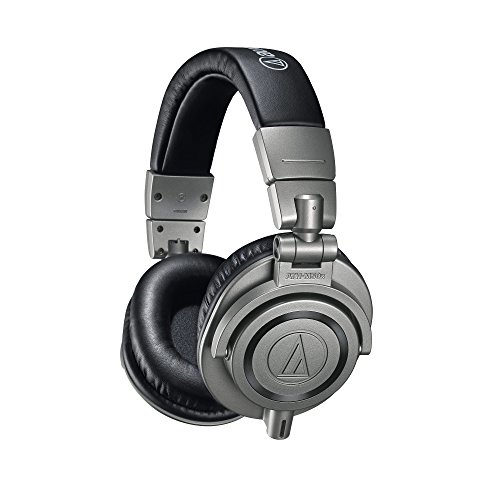 Audio Technica ATH-M50XGM - Auriculares profesionales para monitorización en estudio, color gris plomo, estuche rígido incluido