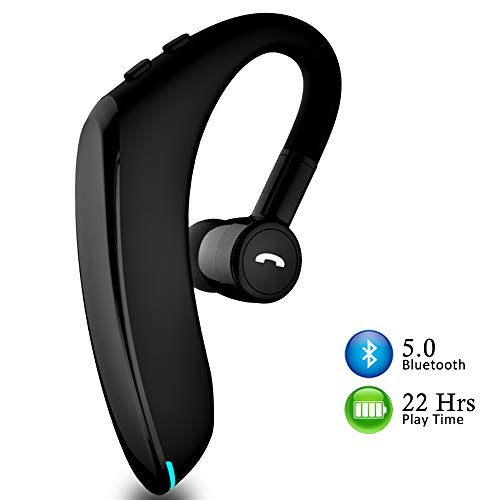Auricular Bluetooth 5.0 Auricular Manos Libres, hasta 18-22 Horas de Tiempo de Funcionamiento para iPhone &Android, Auricular Inalámbrico con Cancelación de Ruido Durante Negocios/Oficina/Conducción Auricular Bluetooth 5.0 Auricular Manos Libres, hasta 18-22 Horas de Tiempo de Funcionamiento para iPhone &Android, Auricular Inalámbrico con Cancelación de Ruido Durante Negocios/Oficina/Conducción
