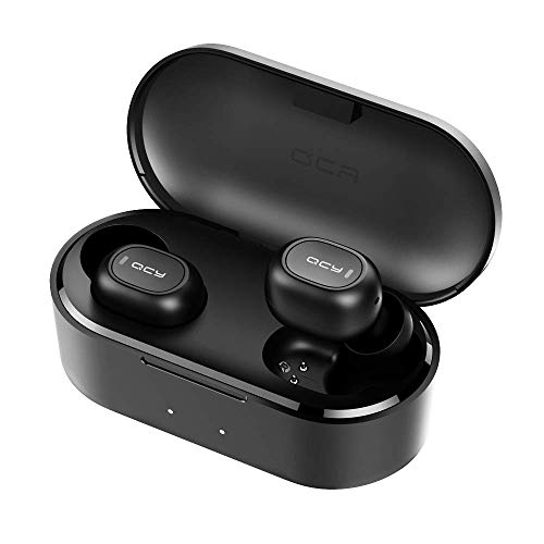Auriculares Bluetooth con Micrófonos, HOMSCAM Impermeable Auriculares Inalámbricos Bluetooth 5.0 QCY HiFi Mini Twins Estéreo In-Ear Bluetooth con Caja de Carga Portátil para iPhone y Android Auriculares Bluetooth con Micrófonos, HOMSCAM Impermeable Auriculares Inalámbricos Bluetooth 5.0 QCY HiFi Mini Twins Estéreo In-Ear Bluetooth con Caja de Carga Portátil para iPhone y Android