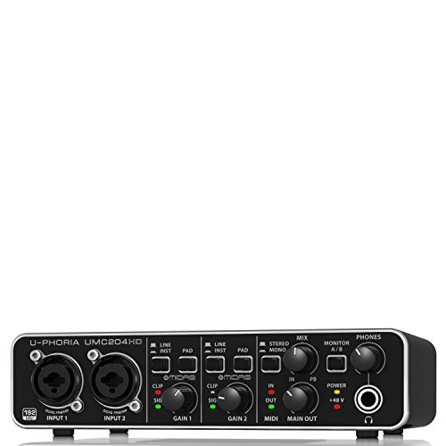 Behringer UMC204HD U-phoria - Interface de Audio, MIDI, USB