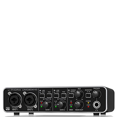 Behringer UMC204HD U-phoria - Interface de Audio, MIDI, USB Behringer UMC204HD U-phoria - Interface de Audio, MIDI, USB