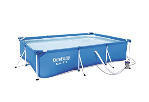 Bestway 56411 - Piscina Desmontable Tubular Infantil Deluxe Splash Frame Pool 300x201x66 cm Depuradora de cartucho de 1.249 litros/hora Bestway 56411 - Piscina Desmontable Tubular Infantil Deluxe Splash Frame Pool 300x201x66 cm Depuradora de cartucho de 1.249 litros/hora