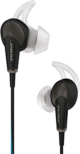 Bose QuietComfort 20 - Auriculares in-Ear Compatible con Dispositivos Apple, con micrófono, Control Remoto Integrado, reducción de Ruido, Color Negro Bose QuietComfort 20 - Auriculares in-Ear Compatible con Dispositivos Apple, con micrófono, Control Remoto Integrado, reducción de Ruido, Color Negro