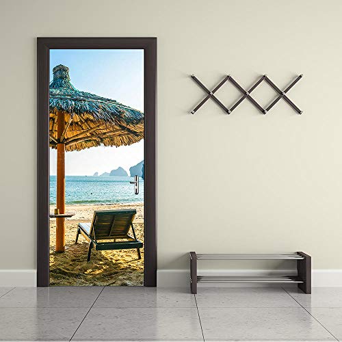 Calcomanías De Puerta Pegatinas De Puerta 3D De Imitación Simple Pegatinas De Pared Impermeables Sombrillas De Playa Dormitorio Estudio Sala De Estar Calcomanías De Puerta Pegatinas De Puerta 3D De Imitación Simple Pegatinas De Pared Impermeables Sombrillas De Playa Dormitorio Estudio Sala De Estar