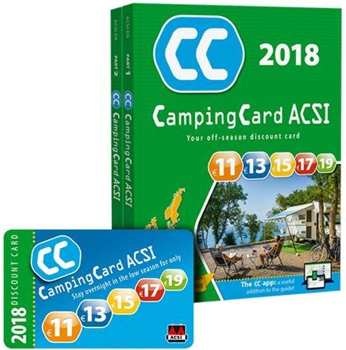 CampingCard 2018 GPS 20 countries ACSI - conjunto de dos libros (Tomo I y II)