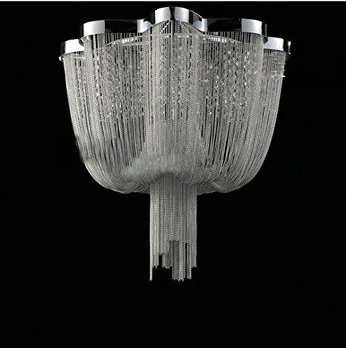GOWE Atlantis iluminación de la lámpara lujo ático, piso dormitorio colgante luces moderno Metal cepillado de aluminio Cable de iluminación colgante luz lámpara color: negro GOWE Atlantis iluminación de la lámpara lujo ático, piso dormitorio colgante luces moderno Metal cepillado de aluminio Cable de iluminación colgante luz lámpara color: negro