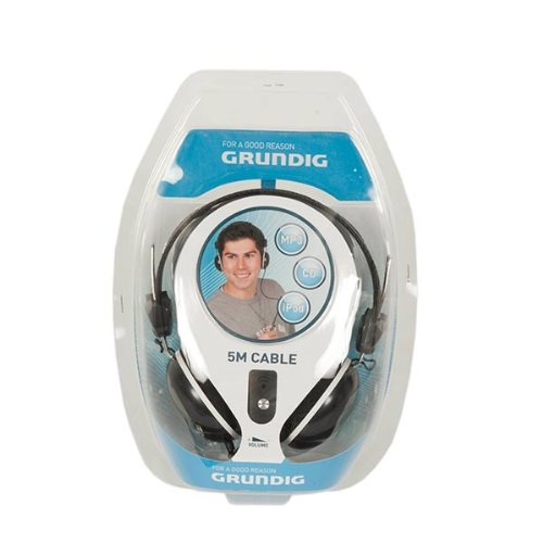 Grundig GH867 - Auriculares estéreo digitales con cable extra largo Grundig GH867 - Auriculares estéreo digitales con cable extra largo