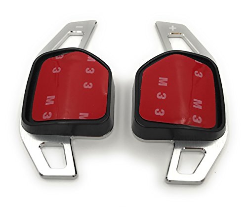 H-Customs Levas En Volante Dsg levas de cambio Shift Paddle Alu Plata PLATA 2006-2012 A1-A6, S, RS, TT, Q Type B H-Customs Levas En Volante Dsg levas de cambio Shift Paddle Alu Plata PLATA 2006-2012 A1-A6, S, RS, TT, Q Type B