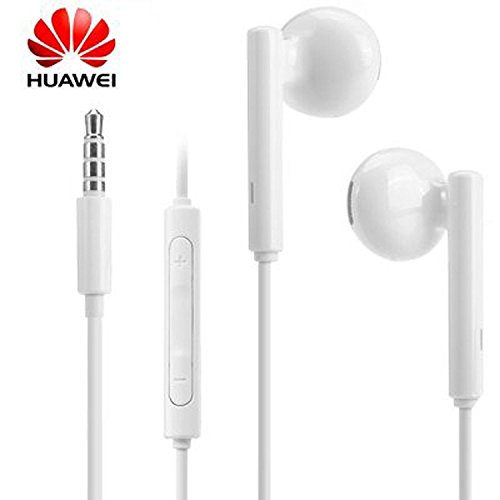 Huawei - Auriculares manos libres© Earbuds Original AM115 para Huawei Ascend G7/G8/G6 GX8 P6 P7 P8 P8 Lite mate S mate 7 8 blanco mate