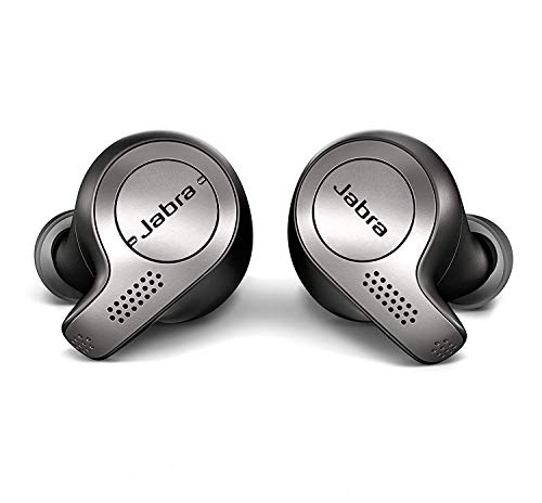 Jabra Elite 65t - Auriculares inalámbricos (Bluetooth 5.0, True Wireless) con Alexa integrada, Negro y Titanio
