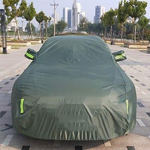 JLZS-Car Covers Cubierta del Coche Compatible con Audi A6 Advanced Protective Oxford Retardante de Llama Protector Solar Cubiertas de Coche antirrobo a Prueba de Lluvia (Color : Green)