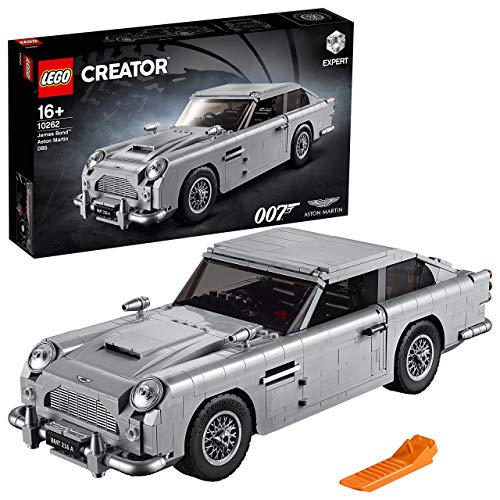 LEGO Creator Expert-James Bond Aston Martin DB5, maqueta detallada de coche de lujo de juguete de 007 (10262)