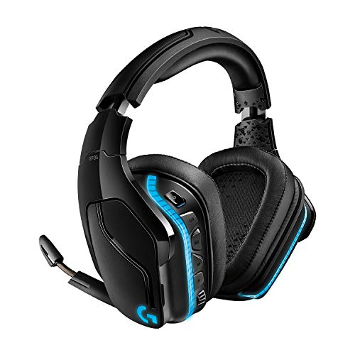 Logitech G935 Auriculares Gaming RGB Inalámbrico, Sonido 7.1 Surround,DTS Headphone:X 2.0,Transductores 50mm Pro-G, 2, 4GHz Inalámbrico,Mic Volteable para Silenciar,PC/Mac/Xbox One/PS4/Nintendo Switch Logitech G935 Auriculares Gaming RGB Inalámbrico, Sonido 7.1 Surround,DTS Headphone:X 2.0,Transductores 50mm Pro-G, 2, 4GHz Inalámbrico,Mic Volteable para Silenciar,PC/Mac/Xbox One/PS4/Nintendo Switch