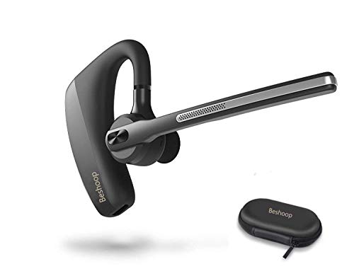 Manos Libres Auricular Bluetooth, 16H Auricular Inalámbrico Negocio CVC 8.0 con Doble Micrófono, EDR con Cancelación de Ruido en Coche para iPhone Samsung Huawei HTC XIAOMI iPad Laptop Manos Libres Auricular Bluetooth, 16H Auricular Inalámbrico Negocio CVC 8.0 con Doble Micrófono, EDR con Cancelación de Ruido en Coche para iPhone Samsung Huawei HTC XIAOMI iPad Laptop