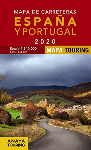 Mapa de Carreteras de España y Portugal 1:340.000, 2020 (Mapa Touring)