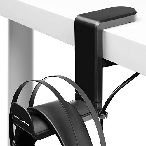 Mars Gaming MHH, Soporte de Auriculares Tipo Pinza, Ajustable, Rotación 360º Mars Gaming MHH, Soporte de Auriculares Tipo Pinza, Ajustable, Rotación 360º