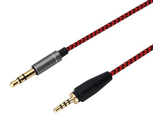 MiCity 6N OFC - Cable de audio de repuesto para auriculares Sennheiser Urbanite/Urbanite XL rosso