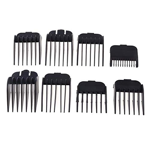 Page Adelasd 8Pcs Universal Hair Clipper Limit Peine Guide Attachment Size Barber Reemplazo Hair Trimmers