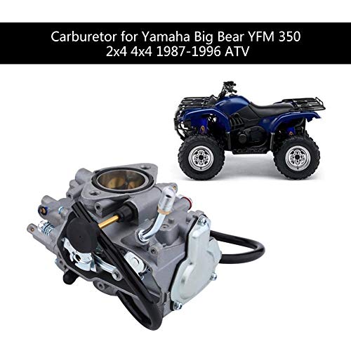 Rockyin ATV carburador Carb for Yamaha Big Bear YFM 350 2x4 4x4 1987-1996