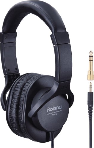 ROLAND RH-5 - Auriculares para DJ (tipo cerrado), color negro ROLAND RH-5 - Auriculares para DJ (tipo cerrado), color negro
