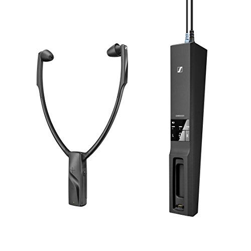 Sennheiser RS 5000 - Auriculares inalámbricos de TV Digital, Alcance de 70 Metros, Color Negro