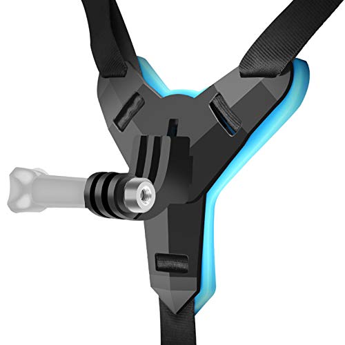 SHOOT Soporte de Fijación Titular de la Barbilla del Casco de la Motocicleta Cinturón de Casco Integrado para Cámara de Acción Deportiva para Gopro Hero 8/ Hero 7 / Hero 6 / Hero 5 / Yi/SJ CAM SHOOT Soporte de Fijación Titular de la Barbilla del Casco de la Motocicleta Cinturón de Casco Integrado para Cámara de Acción Deportiva para Gopro Hero 8/ Hero 7 / Hero 6 / Hero 5 / Yi/SJ CAM