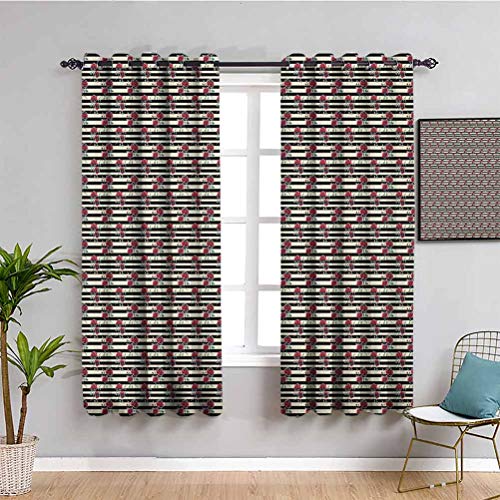 SONGDAYONE - Cortina opaca moderna para ático, con amplia terraza, puerta corredera, parquet, montañas, arte idílico, uso repetible, azul, beige, blanco, poliéster, Color 10, W72 x L72 Inch SONGDAYONE - Cortina opaca moderna para ático, con amplia terraza, puerta corredera, parquet, montañas, arte idílico, uso repetible, azul, beige, blanco, poliéster, Color 10, W72 x L72 Inch