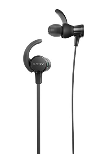 Sony MDR-XB510ASB - Auriculares intraurales Extra Bass (diseño Lavable Resistente al Agua IPX5/7, micrófono con Mando Integrado Compatible con Smartphones) Color Negro