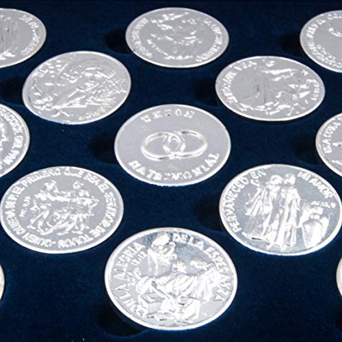 TERESA BARRIO JOYERIAS Arras de Metal para Bodas. Santos. Bañadas en Plata de 1ª Ley. Caja Protectora. TERESA BARRIO JOYERIAS Arras de Metal para Bodas. Santos. Bañadas en Plata de 1ª Ley. Caja Protectora.