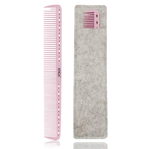 xnicx rosado Peluquería Peine Pelo Peine 180 ℃ Resistente al calor peine de corte Peluquería Estilista de pelo peine de corte, juego de peluquería Peluquería Peine xnicx rosado Peluquería Peine Pelo Peine 180 ℃ Resistente al calor peine de corte Peluquería Estilista de pelo peine de corte, juego de peluquería Peluquería Peine